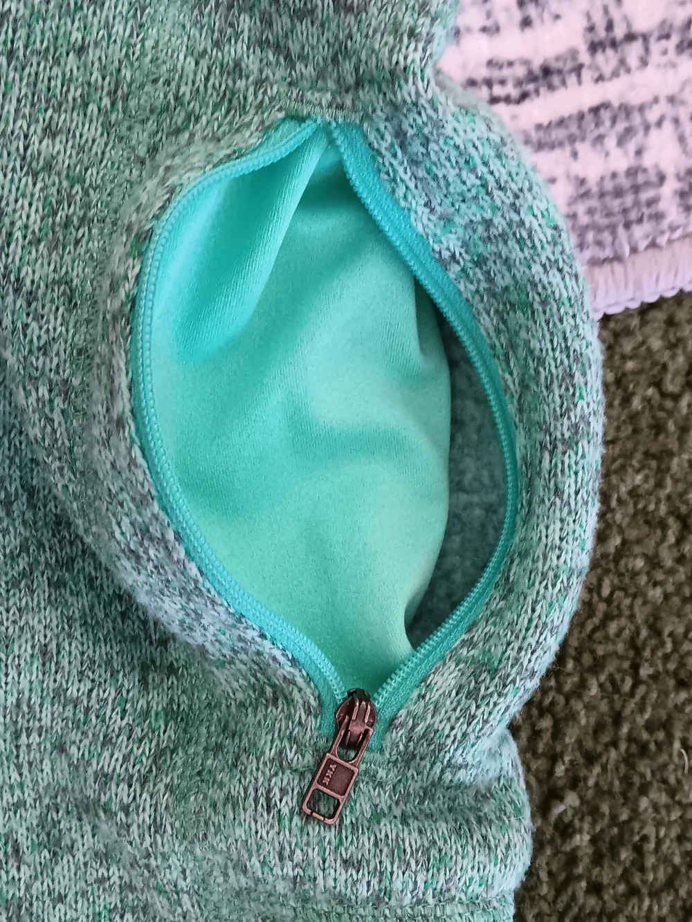 Patagonia Women's Fleece Jacket - Mint Green Size XS